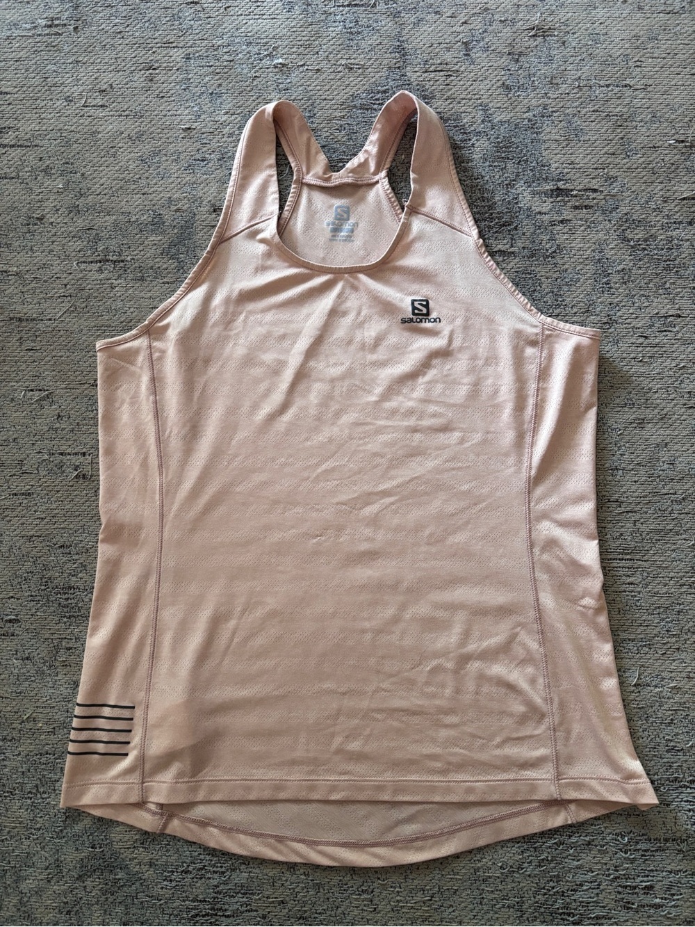 Salomon Women's Size M XA Salmon Racerback Performance Tank Running Hiking